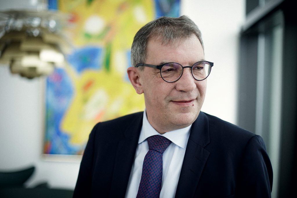 Lars Petersson, administrerende direktør i Sparekassen Sjælland-Fyn.