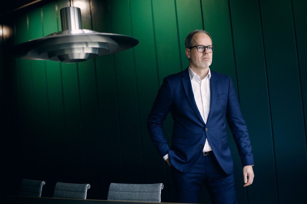 Portræt af Kristian Krogh, Managing Partner i Thylander.