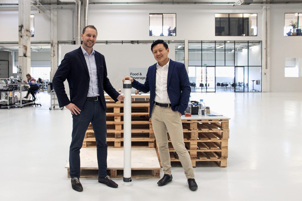 Matt Boczkowski, CEO og Yunfeng Li, kommerciel direktør i Aquaporin.